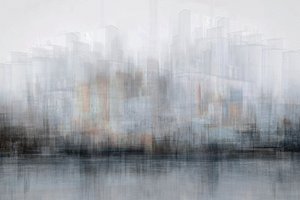 Blurred City Reflections