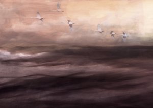 Ethereal Swan Flight by Christina Sillen