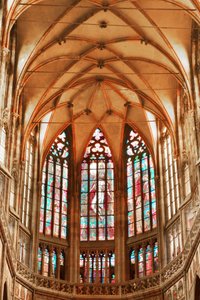 Majestic Church Stained Glass by Christina Sillen