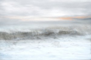 Misty Ocean Waves by Christina Sillen