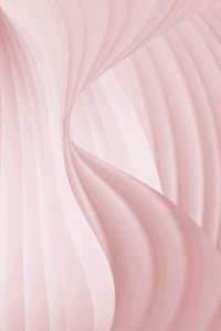 Pink Abstract Waves by Christina Sillen