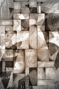 Sepia Geometric Layers by Christina Sillen
