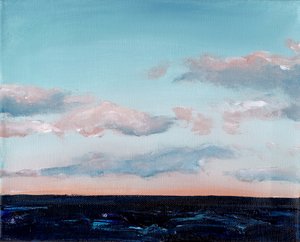 Pastel Ocean Horizon