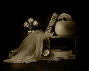 Memento Mori Still Life by Christine SUISSIA