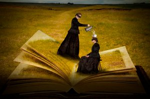 Blindfolded Book Pour by Christine von Diepenbroek