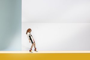 Colorful Fashion Pose