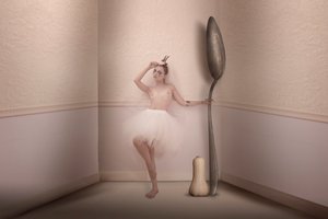 Giant Spoon Ballerina by Christine von Diepenbroek