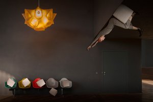 Gravity Defying Woman