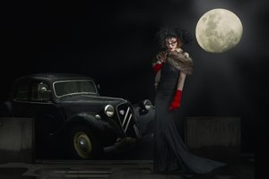 Moonlit Noir Elegance by Christine von Diepenbroek