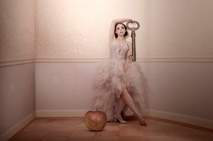 Mysterious Woman Apple Key by Christine von Diepenbroek