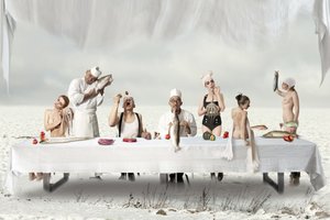 Surreal Dinner Feast by Christine von Diepenbroek