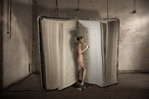 Surreal Nude Giant Book