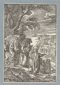 Entry into Jerusalem by Christoffel van Sichem (II)