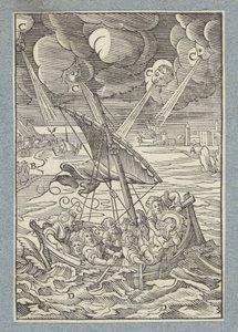 Storm on the Sea of Galilee by Christoffel van Sichem (II)