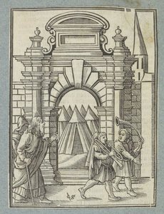 Two Silver Trumpets Used to Call the Community Together by Christoffel van Sichem (II)