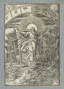 Fourth Day of Creation: Creation of Sun, Moon, and Stars by Christoffel van Sichem (II)