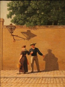 A Sailor Taking Leave of His Girl by Christoffer Wilhelm Eckersberg