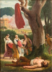 Hagbard and Signe by Christoffer Wilhelm Eckersberg