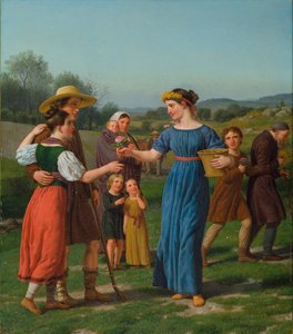 The Maiden from Afar by Christoffer Wilhelm Eckersberg