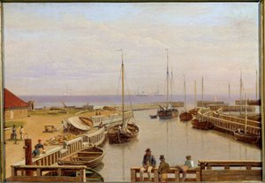 The Port of Dragor in Denmark in 1826