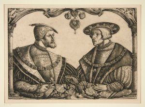 Emperors Charles V and Ferdinand I by Christoph Bockstorffer