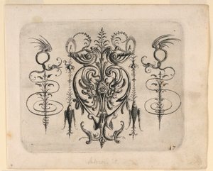 Plate 17, from New Grotesque Book by Christoph Jamnitzer