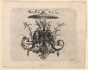 Plate 26, from New Grotesque Book by Christoph Jamnitzer
