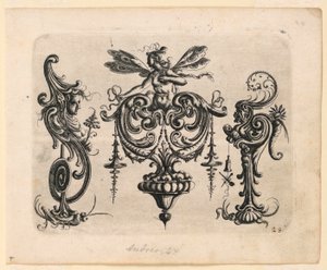 Plate 28, from New Grotesque Book (Neüw Grotteßken Buch) by Christoph Jamnitzer