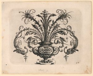 Plate 44 from New Book of Grotesques by Christoph Jamnitzer