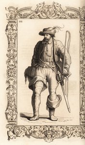 Costume of a German Waggoner by Christoph Krieger