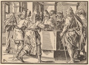 Christ Tells His Disciples of the Last Judgment by Christoph Murer