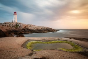 Coastal Lighthouse Sunset by Christoph Schaarschmidt