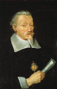 Portrait of the Composer Heinrich Schuetz by Christoph Spetner