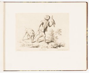 Plate 5, The Falcon, Monkey Antics or Different Actions of Human Life Represented by Monkeys
