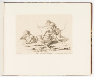 Plate 7, The Enema Given, Monkey Antics or Different Actions of Human Life Represented by Monkeys by Christophe Huet