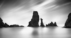 Serene Sea Stacks