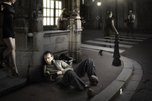 Urban Night Solitude by Christophe Kiciak