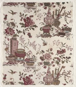 Fragment of Woodblock Printed Cotton