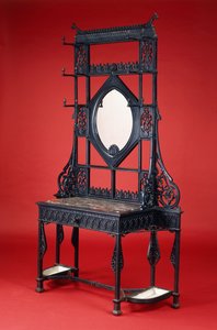 A Coalbrookdale Cast Iron Hallstand