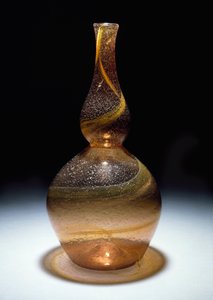 Clutha glass vase
