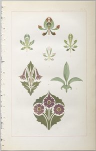 The art of decorative design: with an appendix, giving the hours of the day at which flowers open, published by Day & Son, London, 1862 by Christopher Dresser
