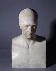 Bust depicting the Scottish painter Gavin Hamilton (1723-1798) by Christopher Hewetson