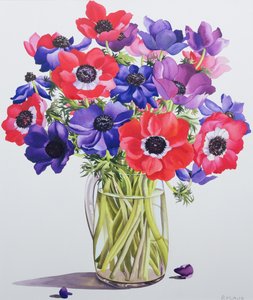 Anemones in a Glass Jug, 2007