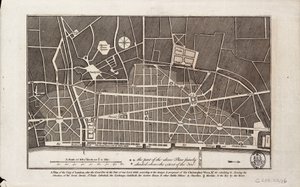 Plan of the City of London After the Great Fire of 1666