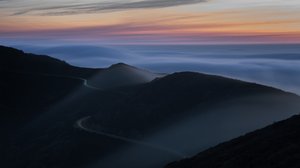 Twilight Mountain Road