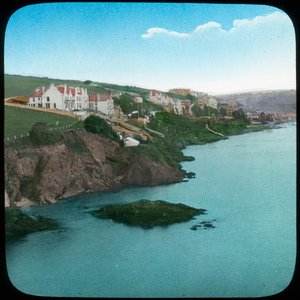 Fowey from the Castle, Cornwall, late 19th or early 20th century