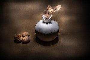 Autumn Vase Walnuts