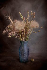 Rustic Botanical Still Life by Cicek Kiral