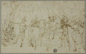 Scene with Soldiers by Cigoli