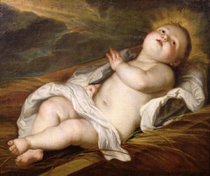 Infant Christ by Circle of Anthony van Dyck